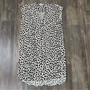 Madewell Morningside Shift Dress in Leopard Sketch